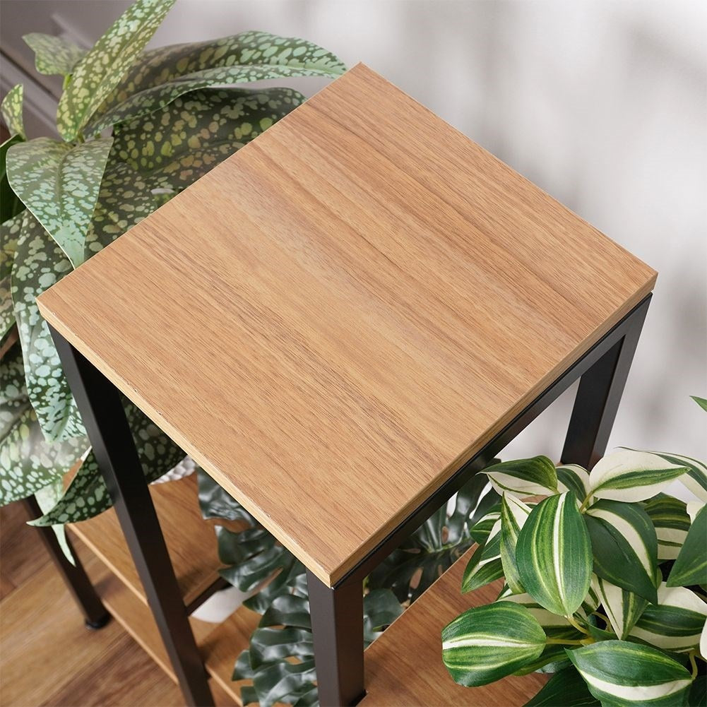 Metal flower stand with 6 levels, industrial style