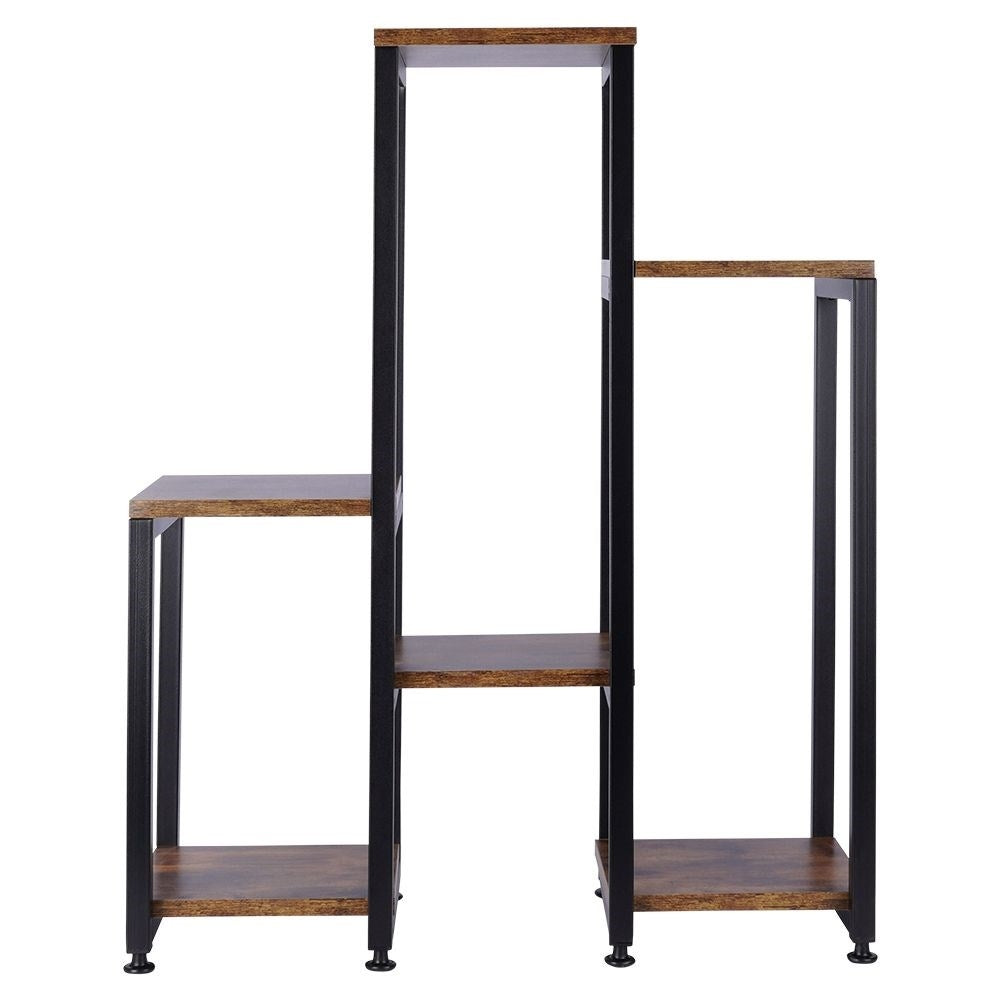 Metal flower stand with 6 levels, industrial style