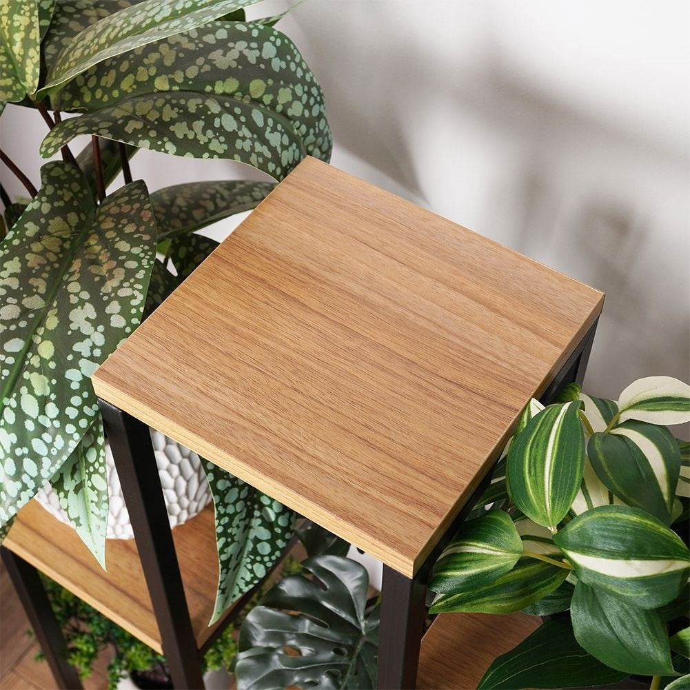 Metal flower stand with six levels for plants