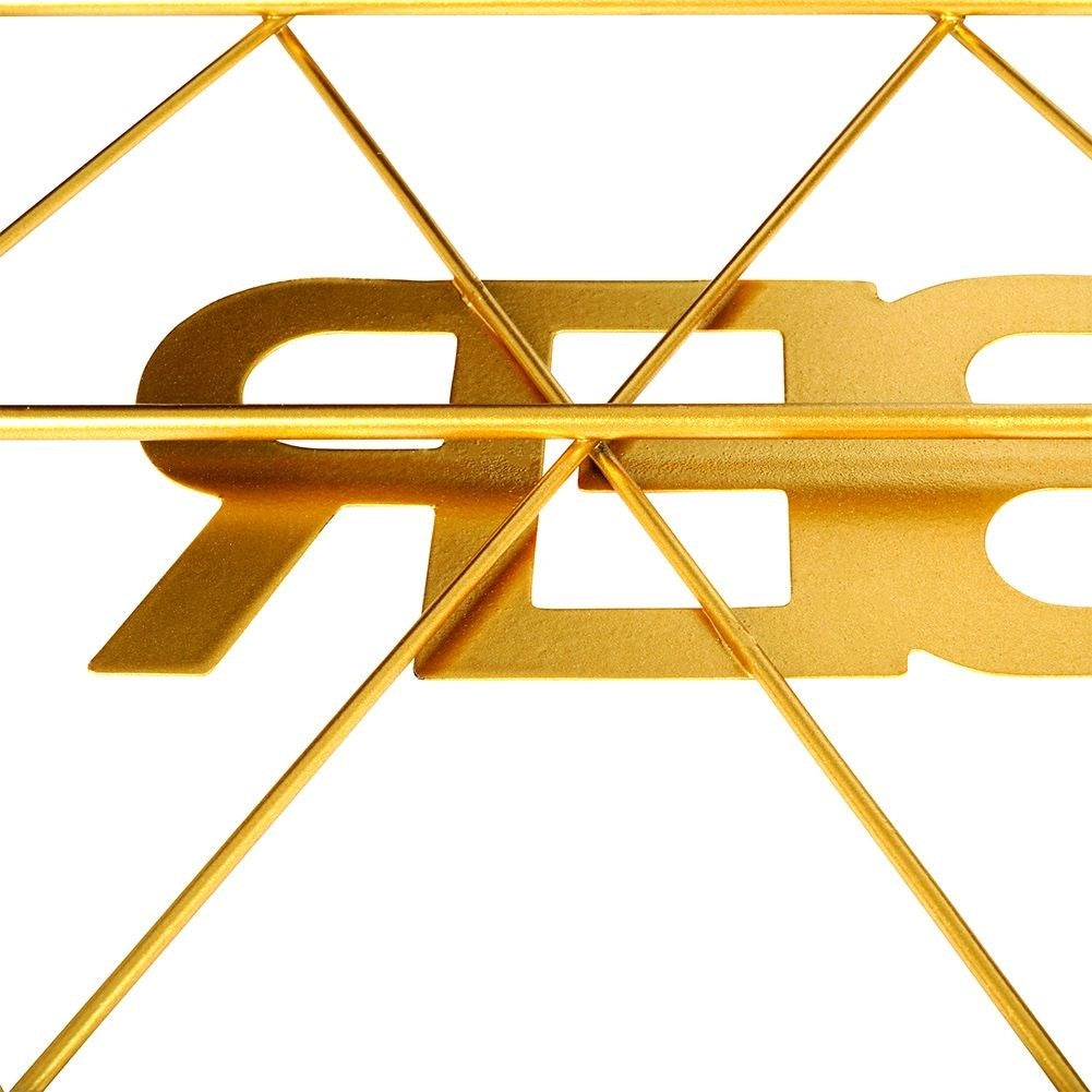 Metal grid gold - hang pictures, notes, recipes