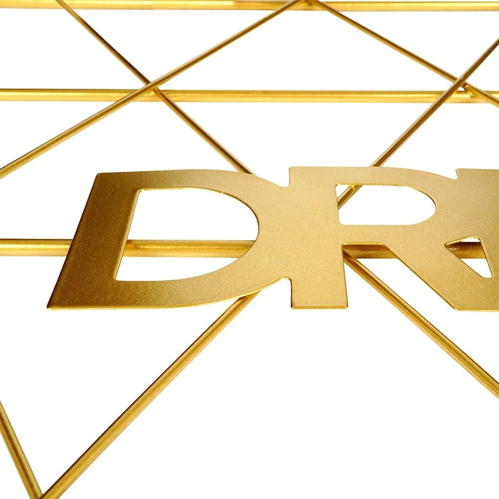 Metal grill in Gold with DREAM text - Elegant & Functional