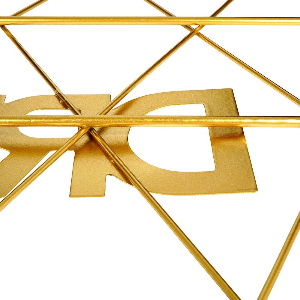 Metal grill in Gold with DREAM text - Elegant & Functional