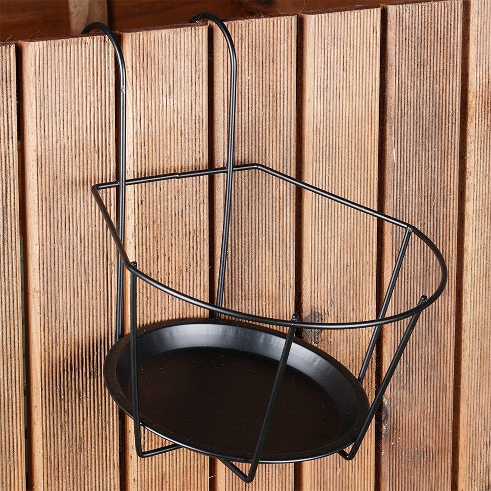 Metal hook for hanging pots on the balcony or terrace