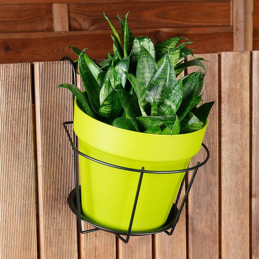 Metal hook for hanging pots on the balcony or terrace