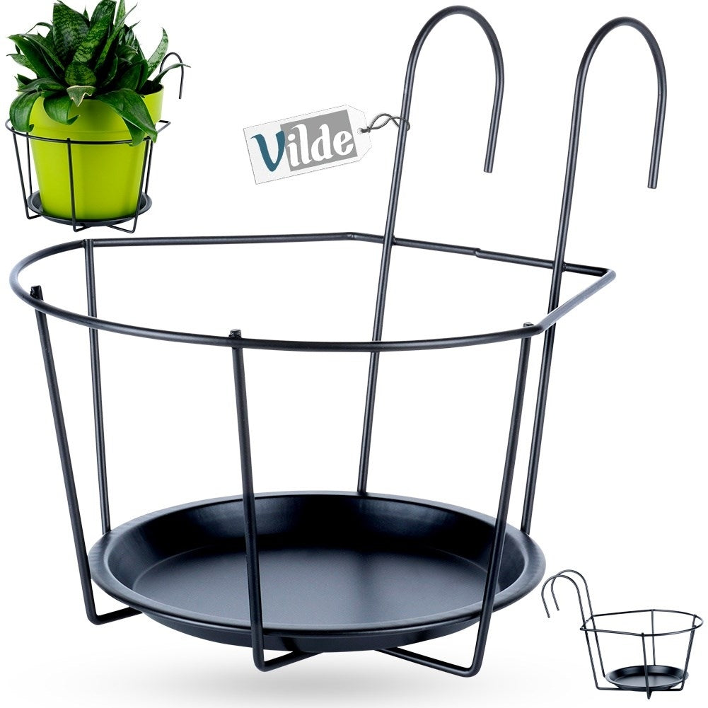 Metal hook for hanging pots on the balcony or terrace