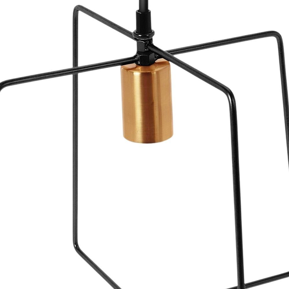 Metal lamp for ceiling - modern and industrial style