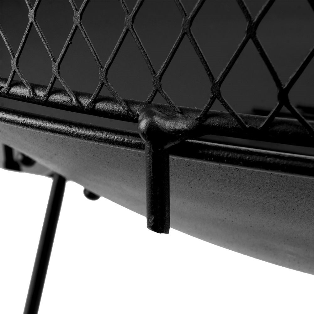 Metallic Fireplace 60 cm: Safe Fire Pit for Garden/Terrace