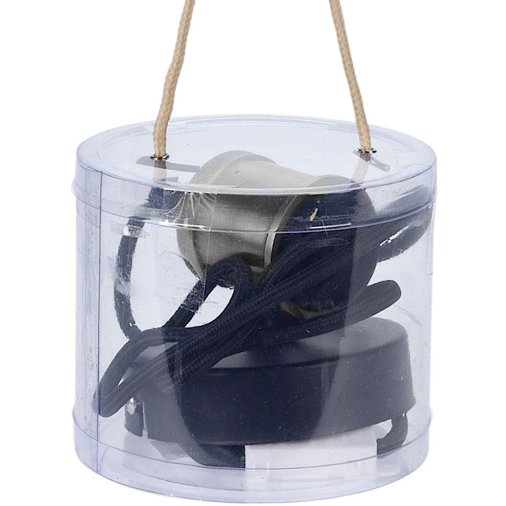 Metallic Lamp Base with Cable for Elegant Ceiling Lighting