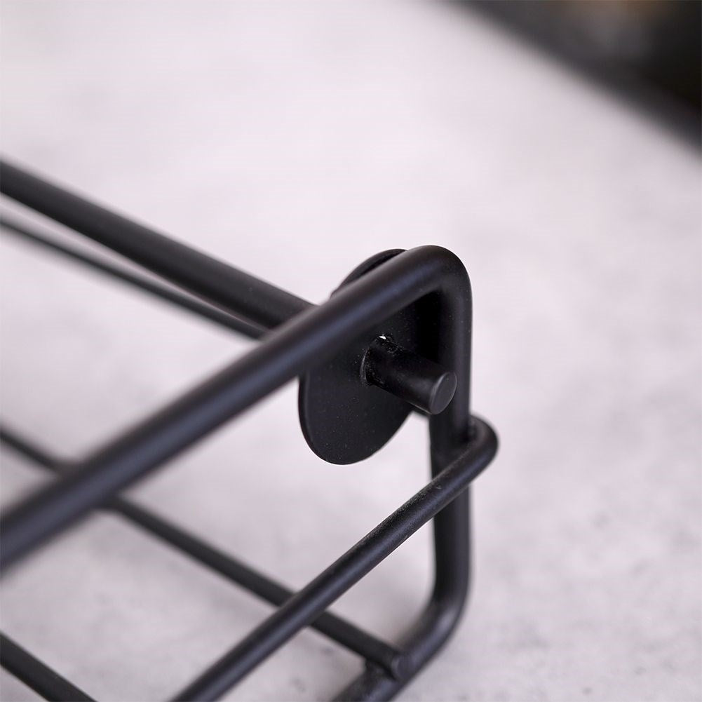 Metal napkin holder with firm grip and pressure function