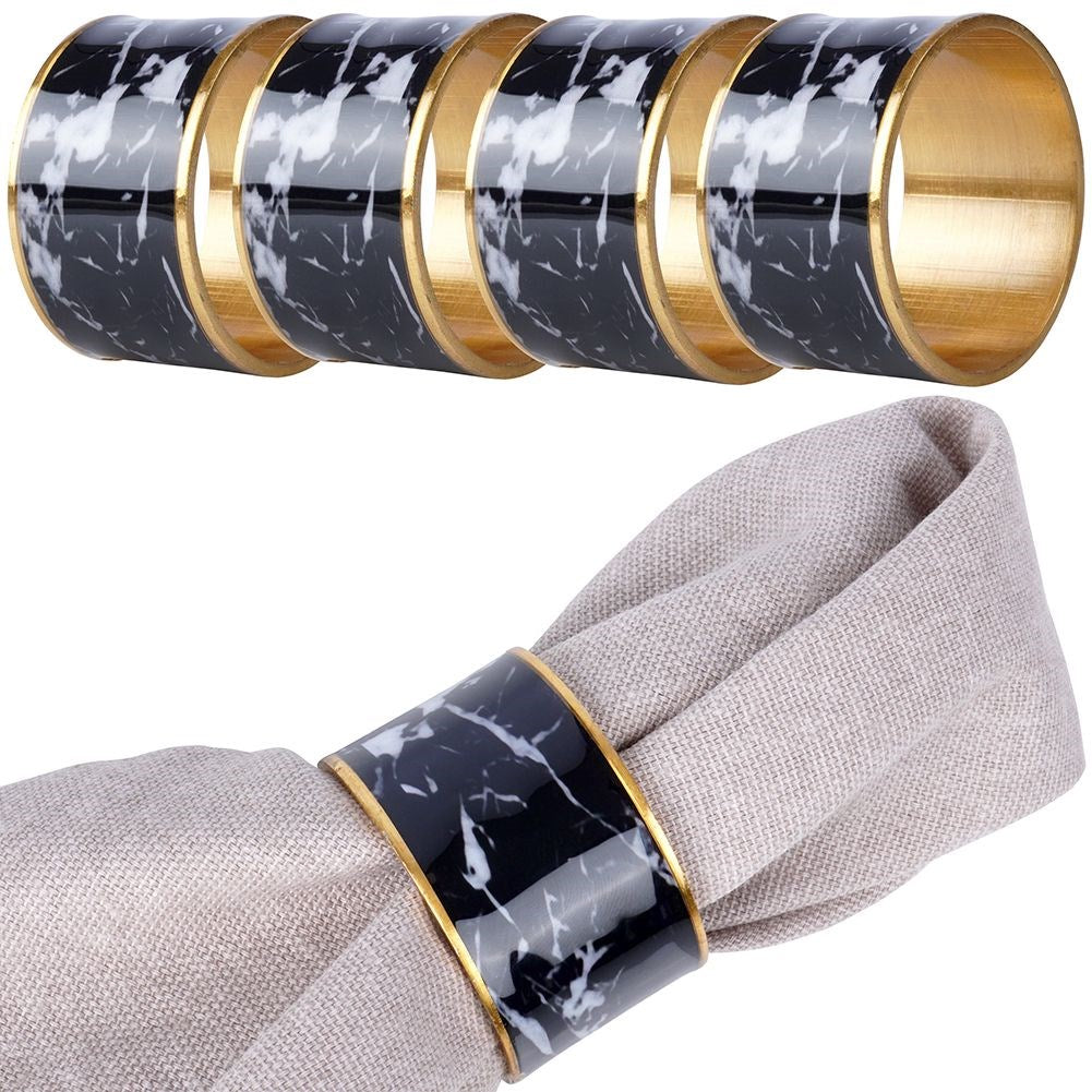 Metal napkin rings 4.5 cm 4 pcs.