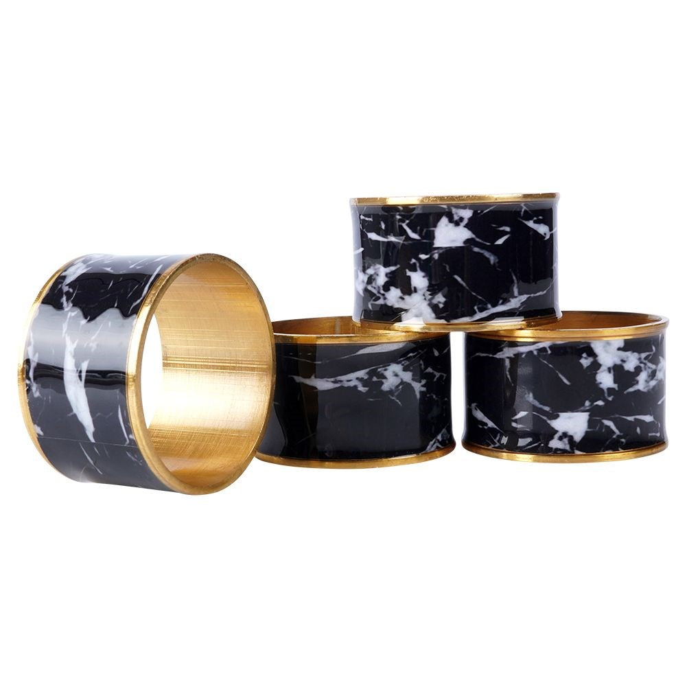 Metal napkin rings 4.5 cm 4 pcs.