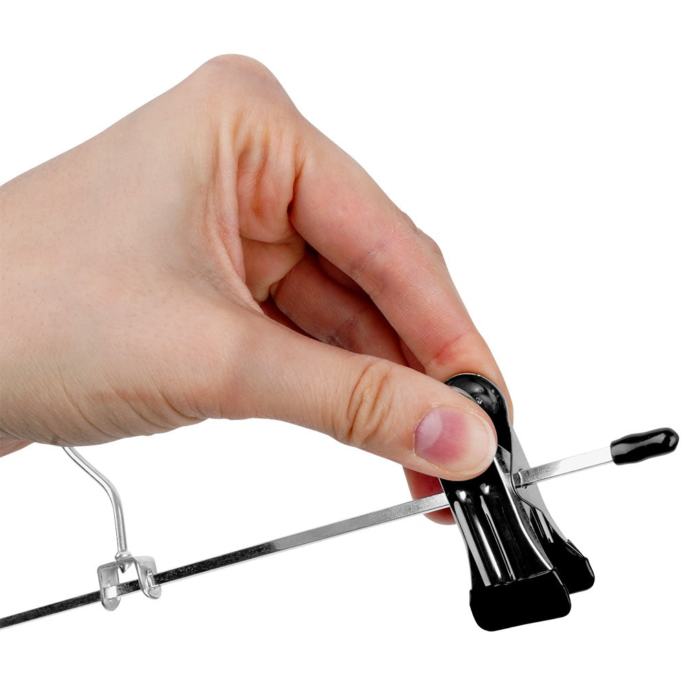 Metal pants hanger with clips, 3 pcs.