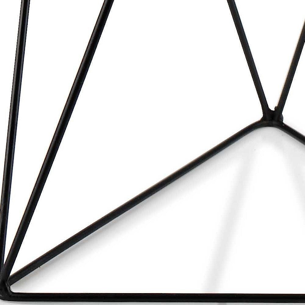 Metal pot with stand for plants in Glamor and Loft style