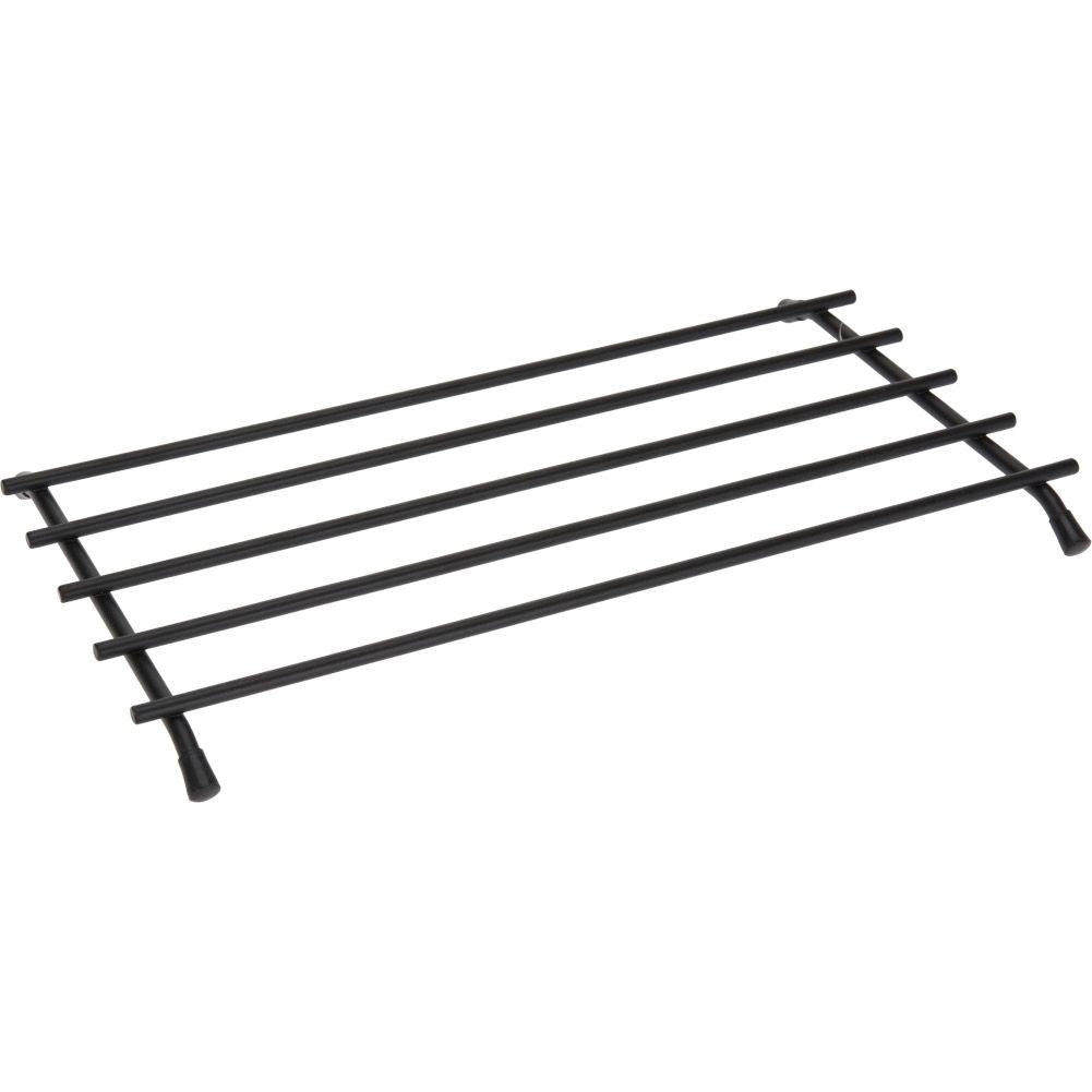 Metal rack for cooling and glazing baked goods