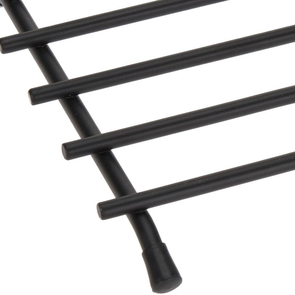 Metal rack for cooling and glazing baked goods