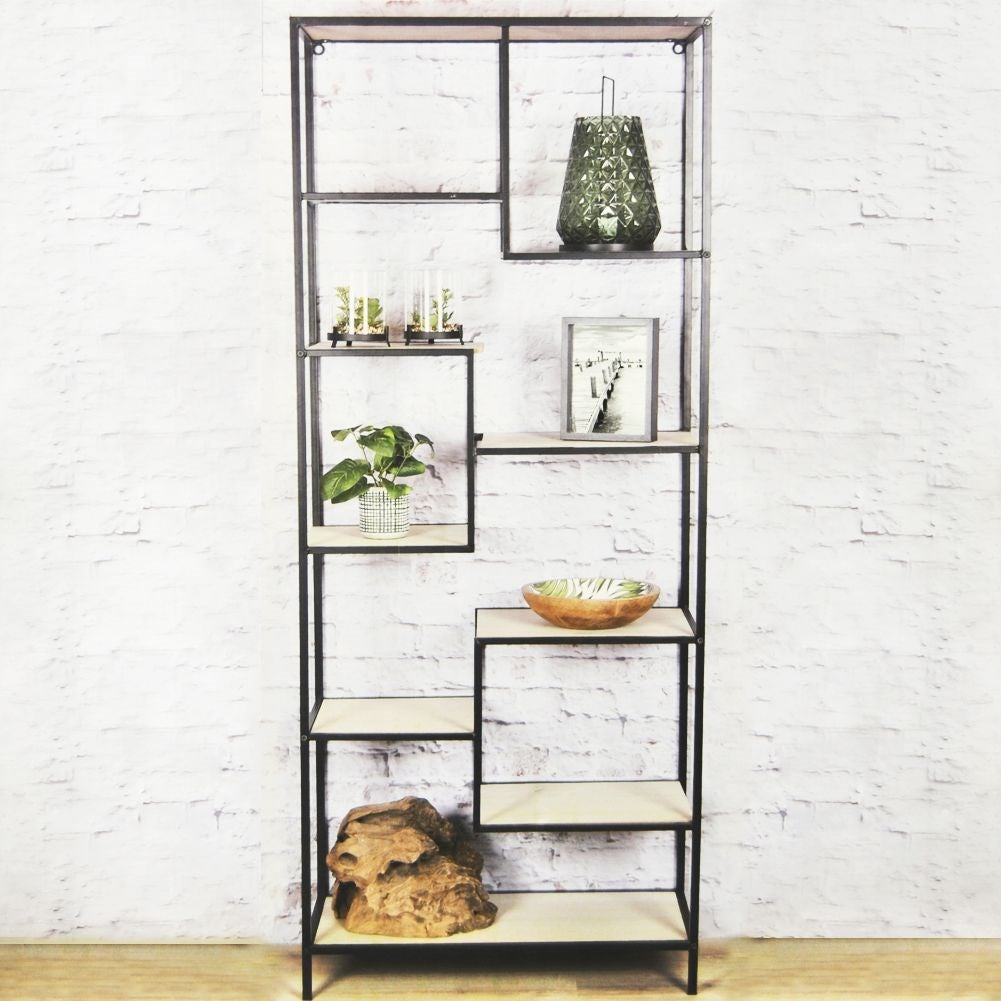 Metal shelf for books, photos and small items