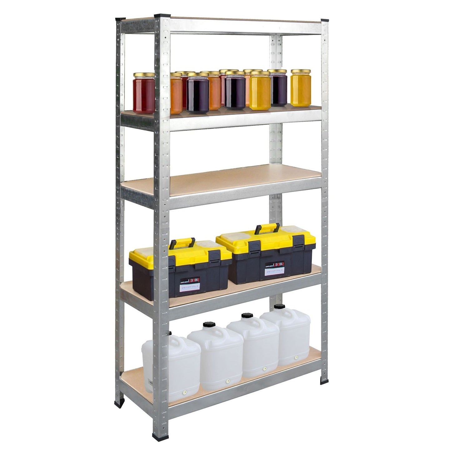 Metal shelf for storage 180 x 90 x 40 cm Humberg HR-812