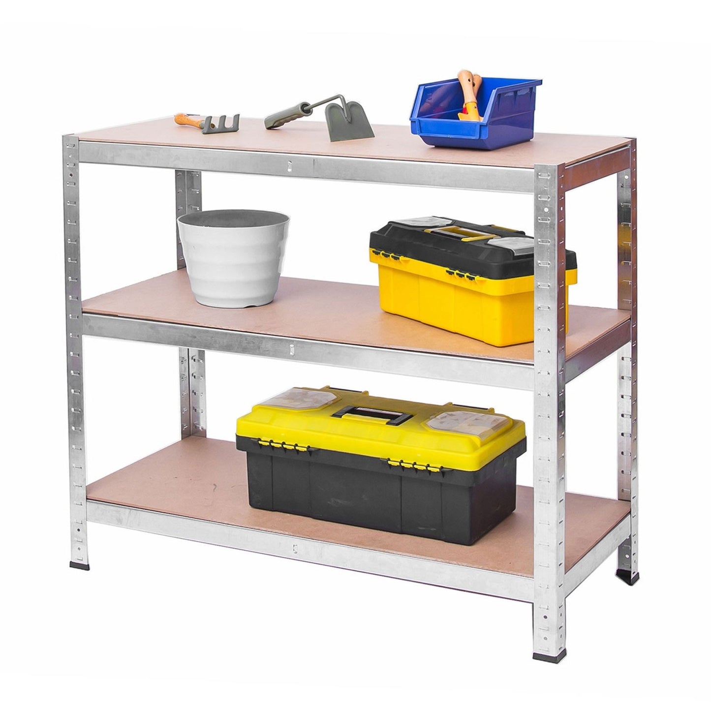 Metal shelf for storage 180 x 90 x 40 cm Humberg HR-812 + FREE protective cover