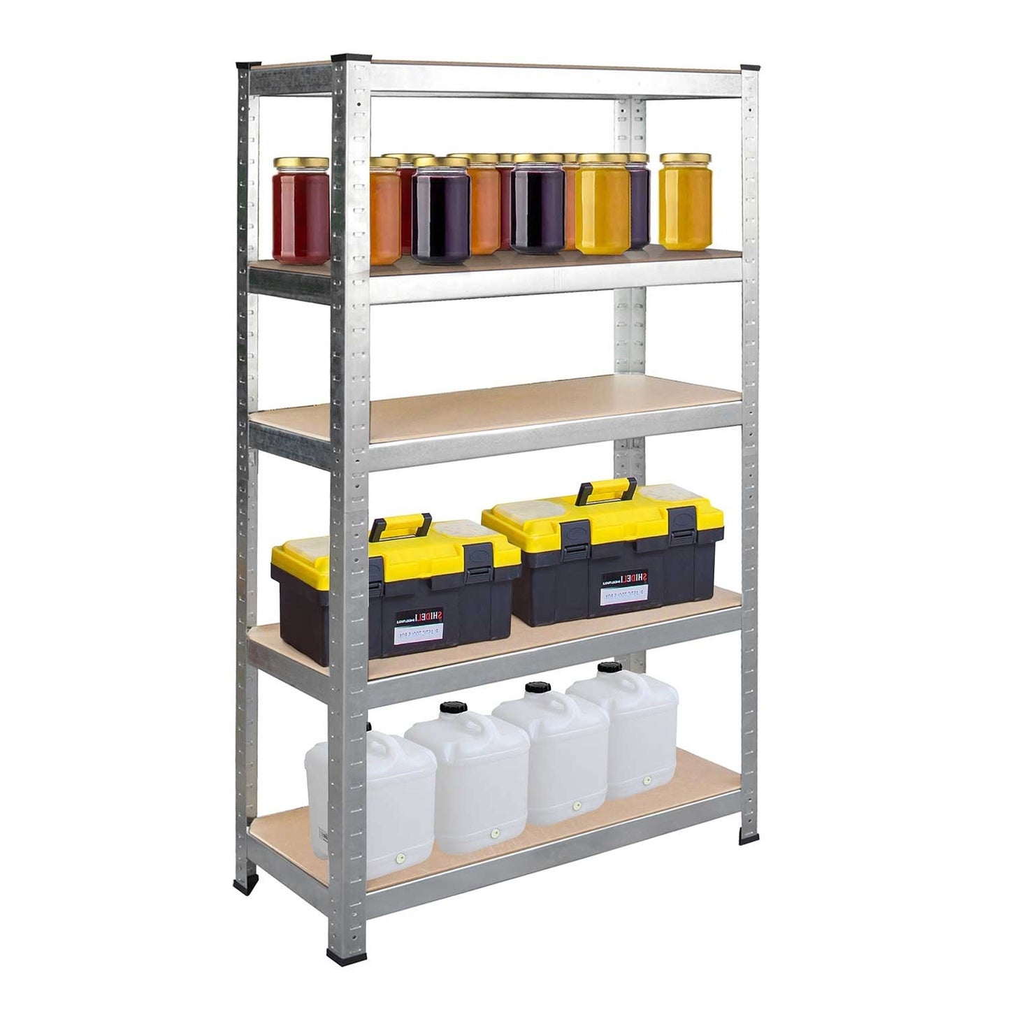 Metal shelf for storage 180 x 90 x 40 cm Humberg HR-812 + FREE protective cover