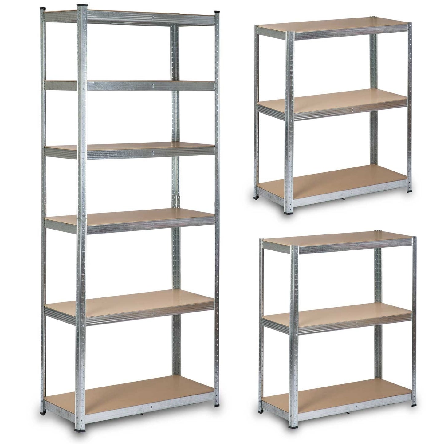 Metal shelf for storage 222 x 90 x 40 cm Humberg HR-814