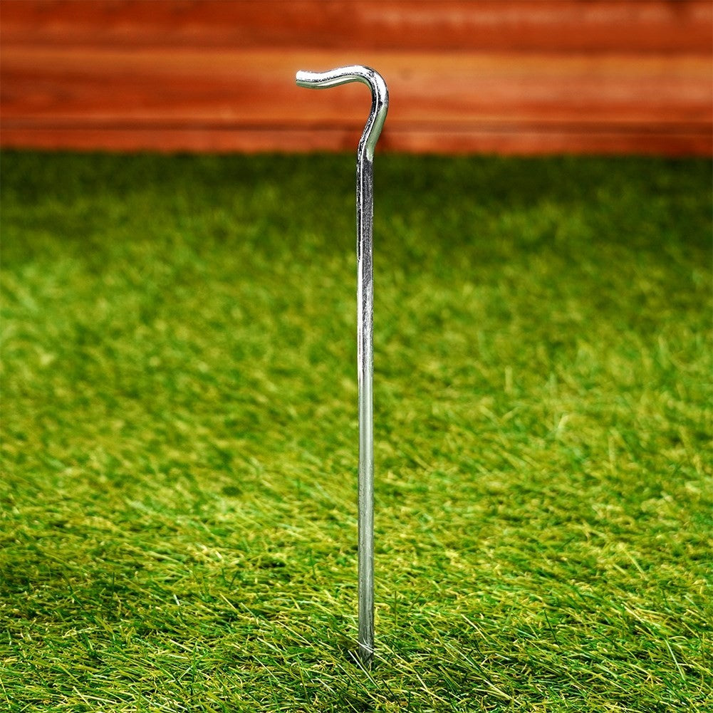Metal tent pegs, 10-pack - Stable for all terrains