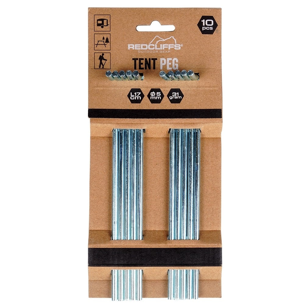 Metal tent pegs - stable anchoring for all terrains