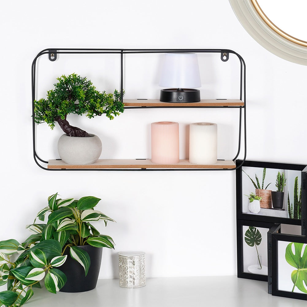 Metal wall shelf 52x10.5x29 cm