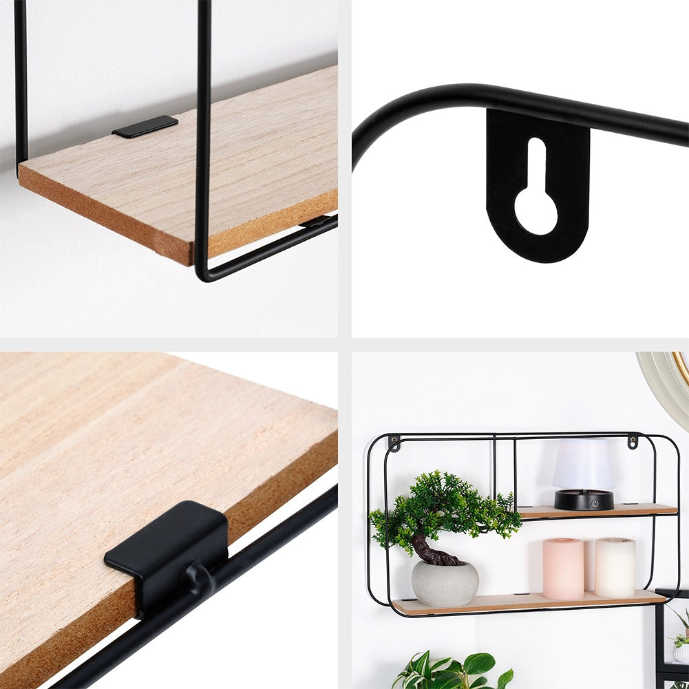 Metal wall shelf 52x10.5x29 cm