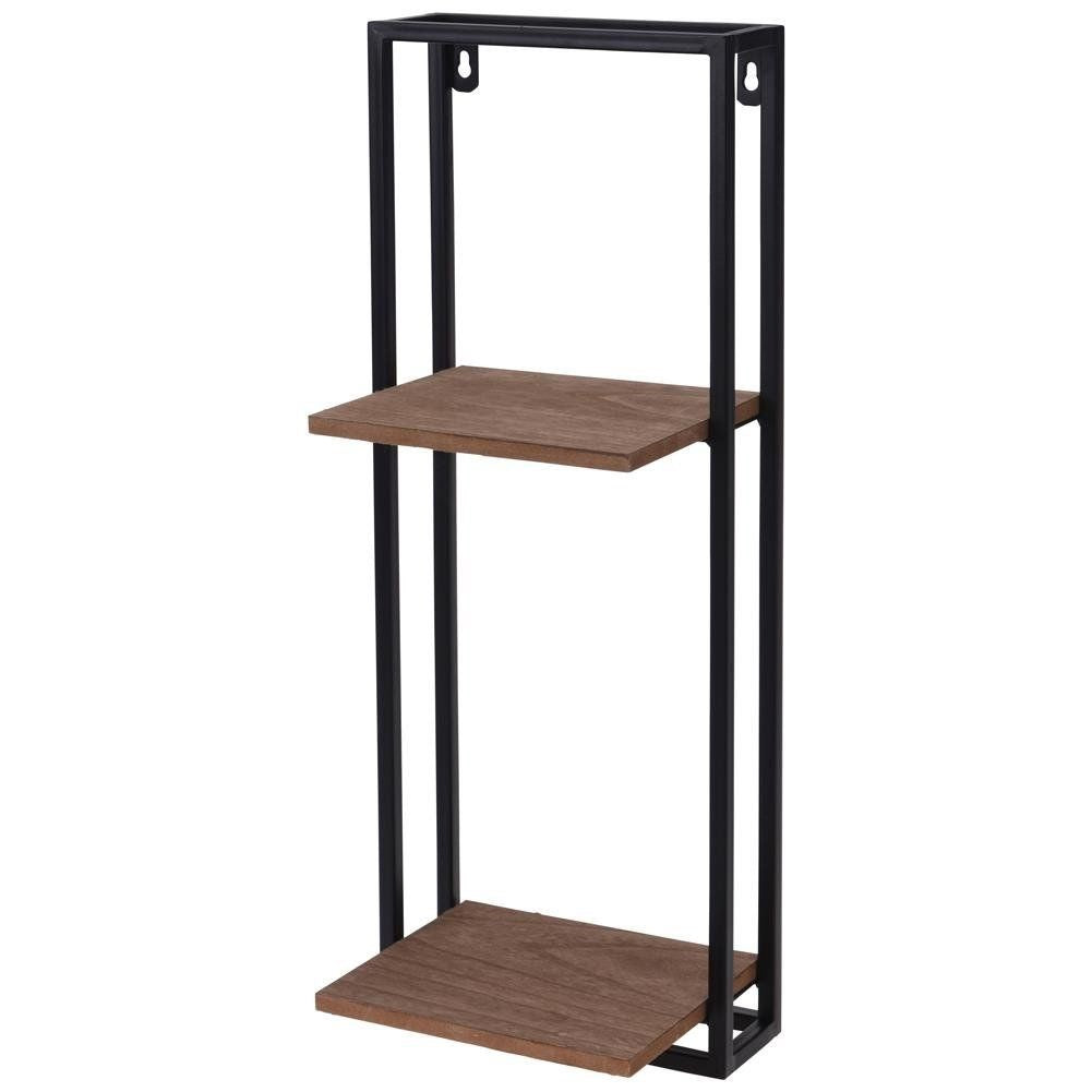 Metal wall shelf