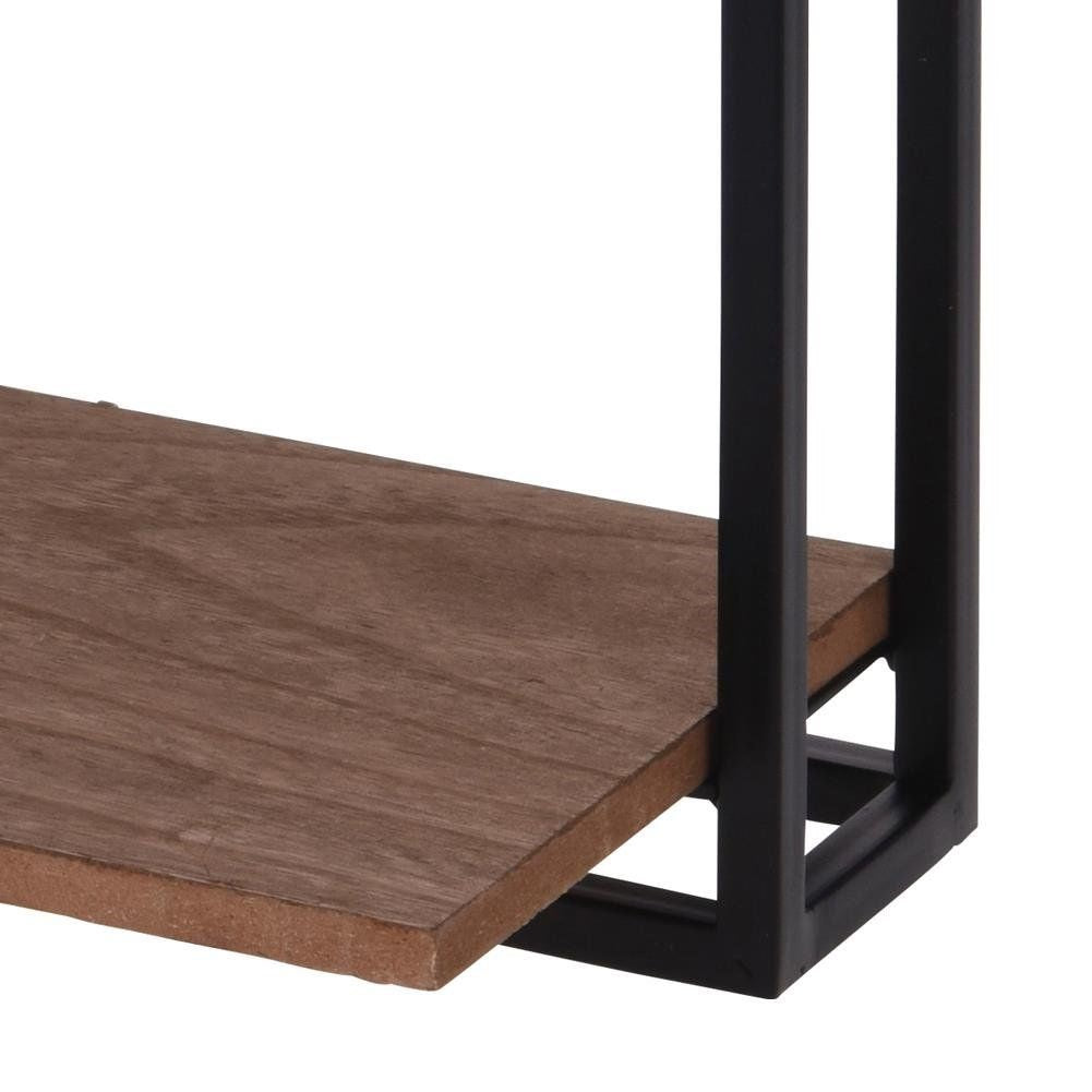 Metal wall shelf
