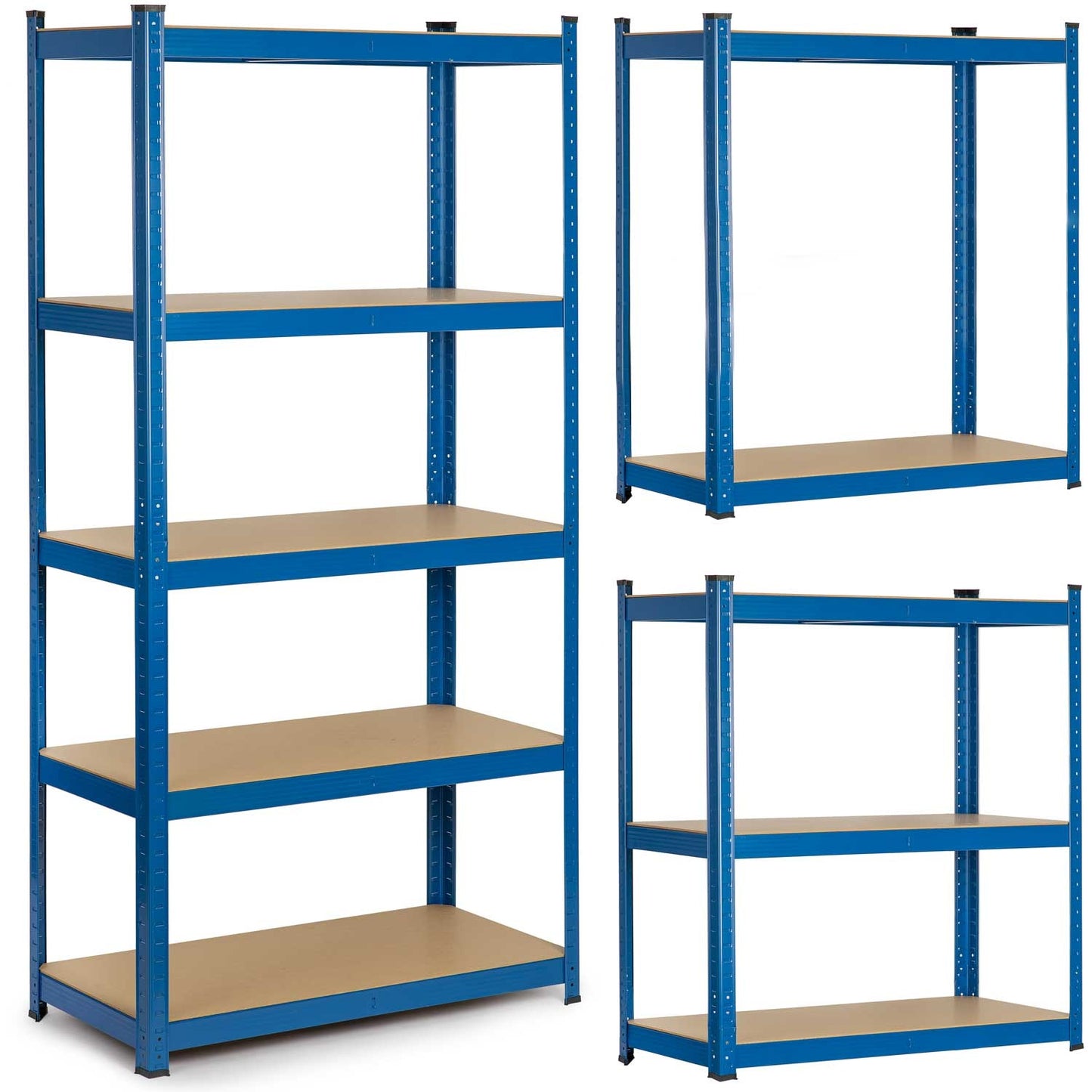 Metal warehouse shelf 180 x 90 x 30cm Humberg 4845
