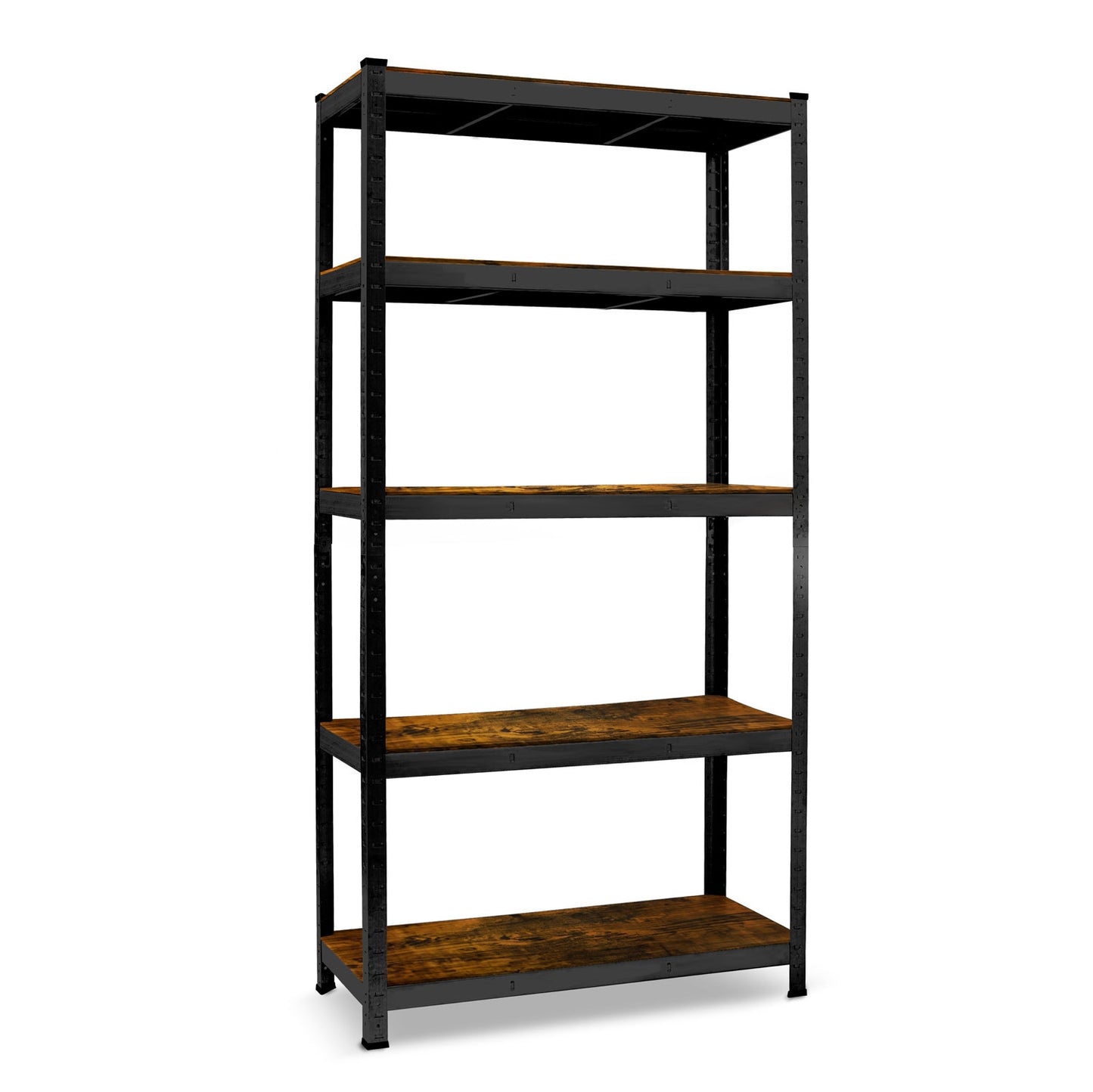 Metal warehouse shelf 180 x 90 x 40 cm Humberg HR-852 black