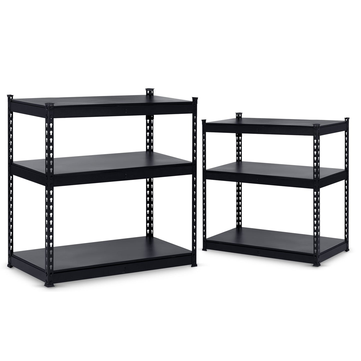 Metal warehouse shelf 183 x 90 x 45 cm Humberg HR-700 black