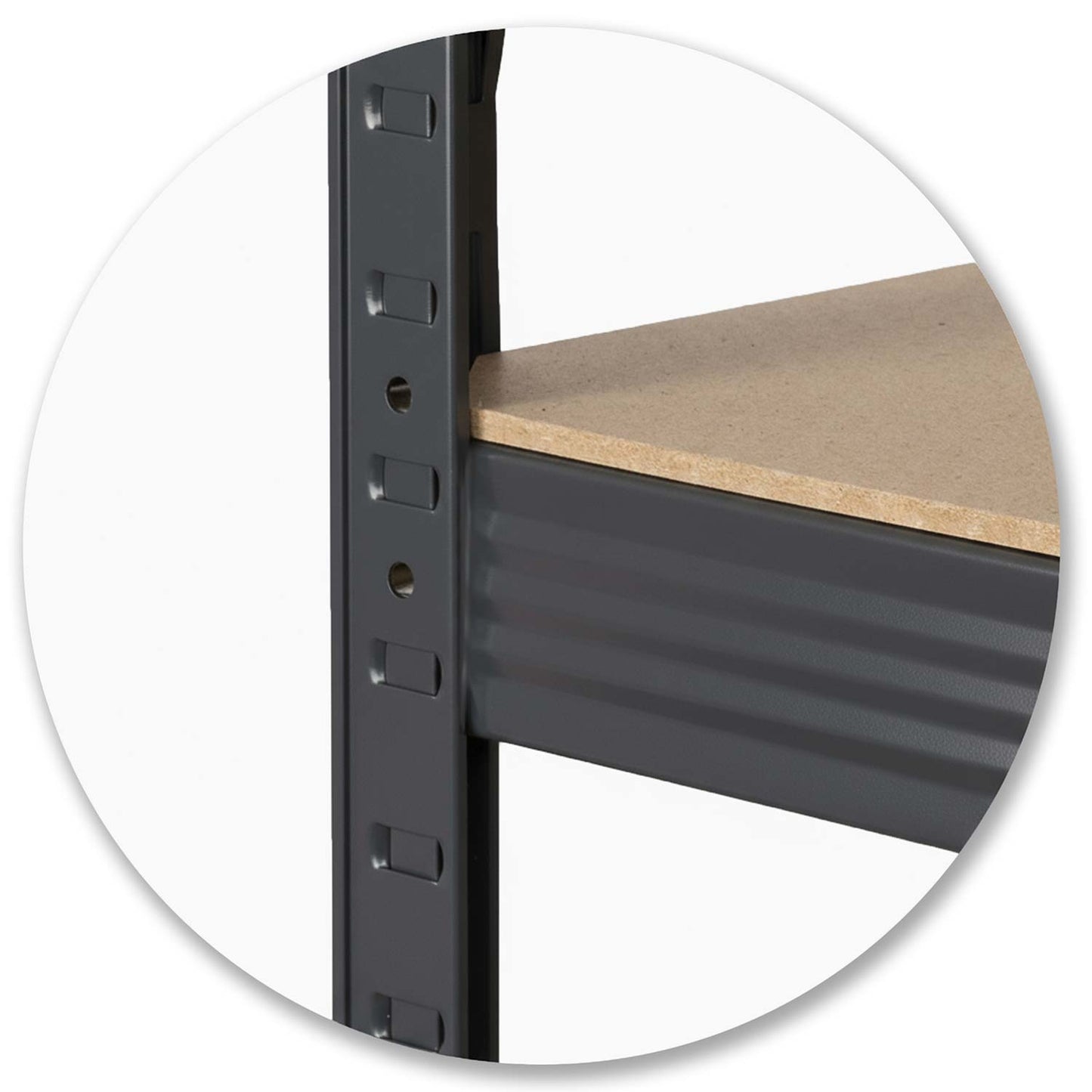 Metal workbench shelf 180 x 100 x 60 cm Humberg HR-855 black