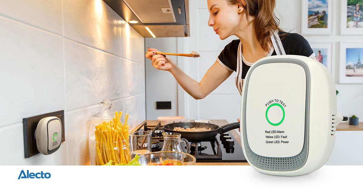 Methane Gas Detector with Visual and Acoustic Alarm