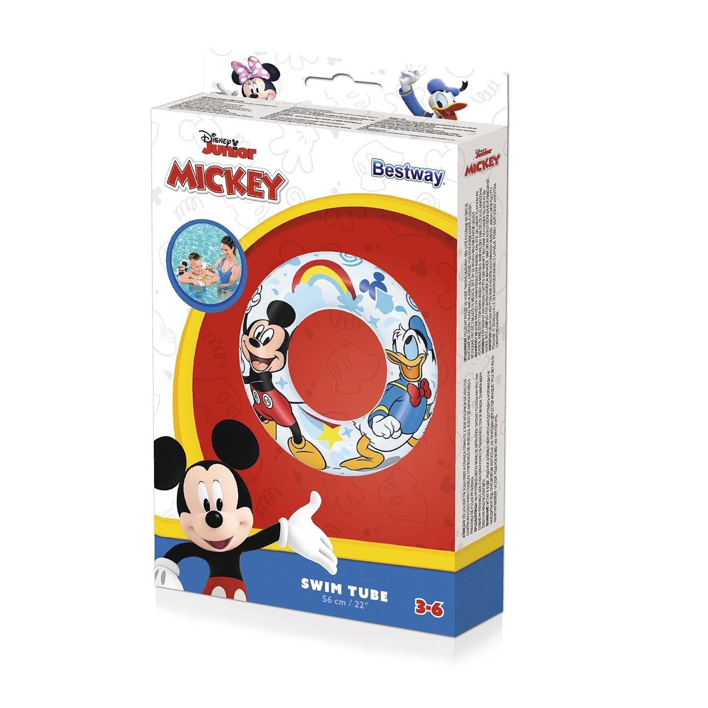 Mickey and Donald Swimming Ring Wed. 56 cm Bestway 91004