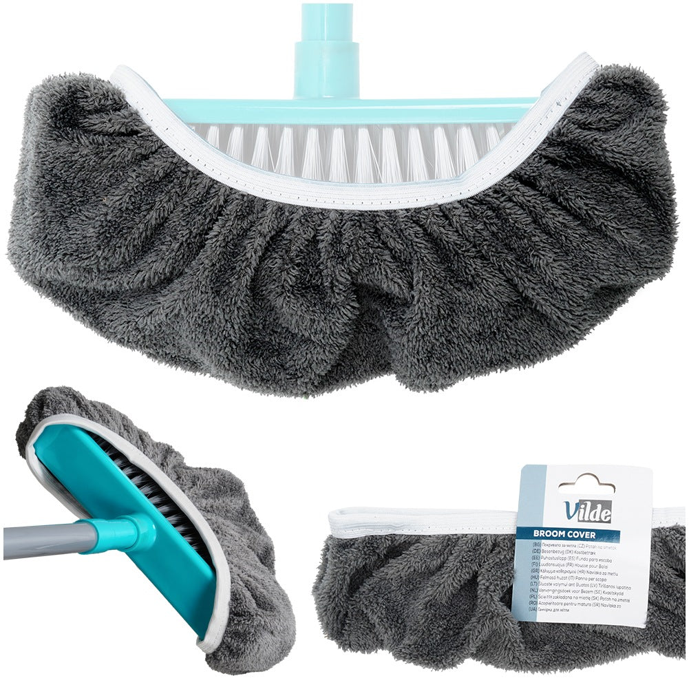 Microfiber broom cloth