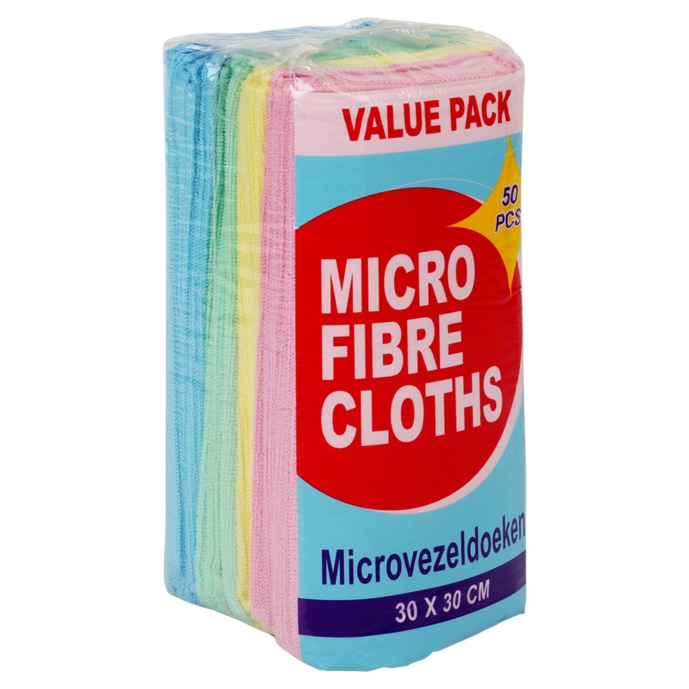 Microfibre kitchen cloths 30x30 cm 50 pcs.