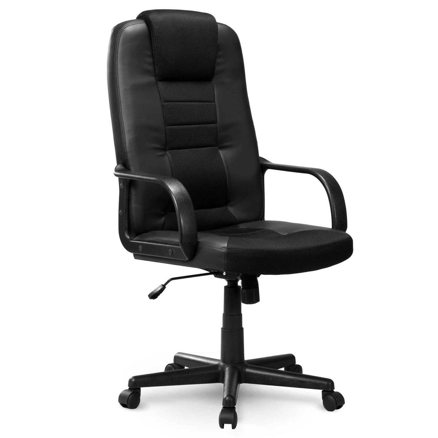 Micro-mesh leather armchair Sofotel 518B black