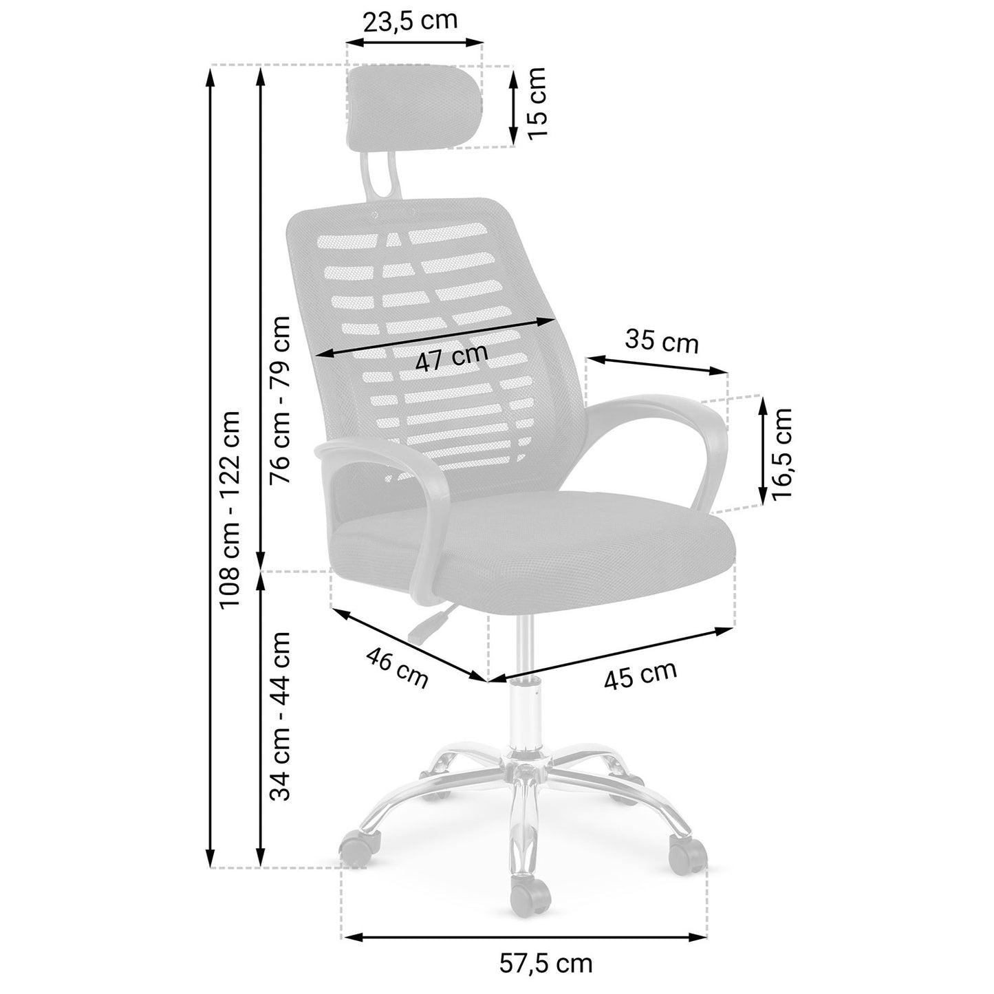 Micro-mesh office chair Sofotel Bristi