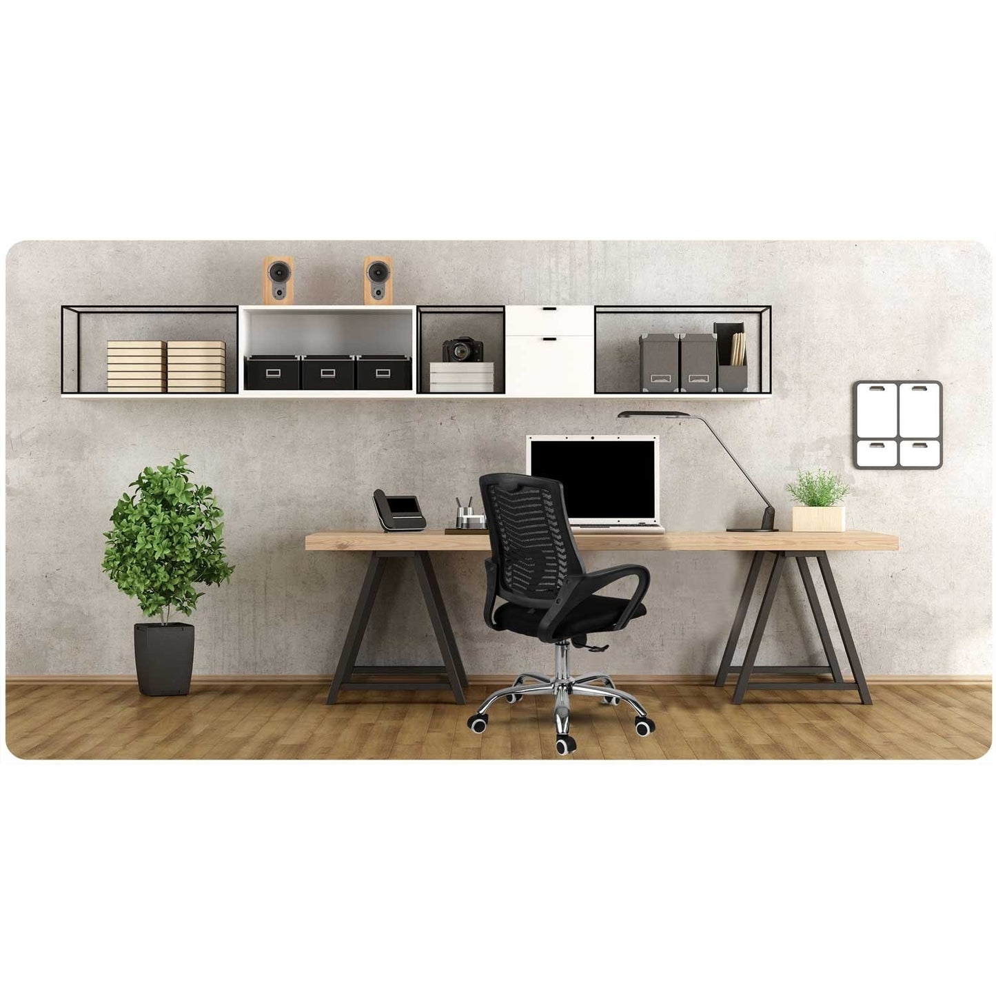 Micro-mesh office chair Sofotel Denar black