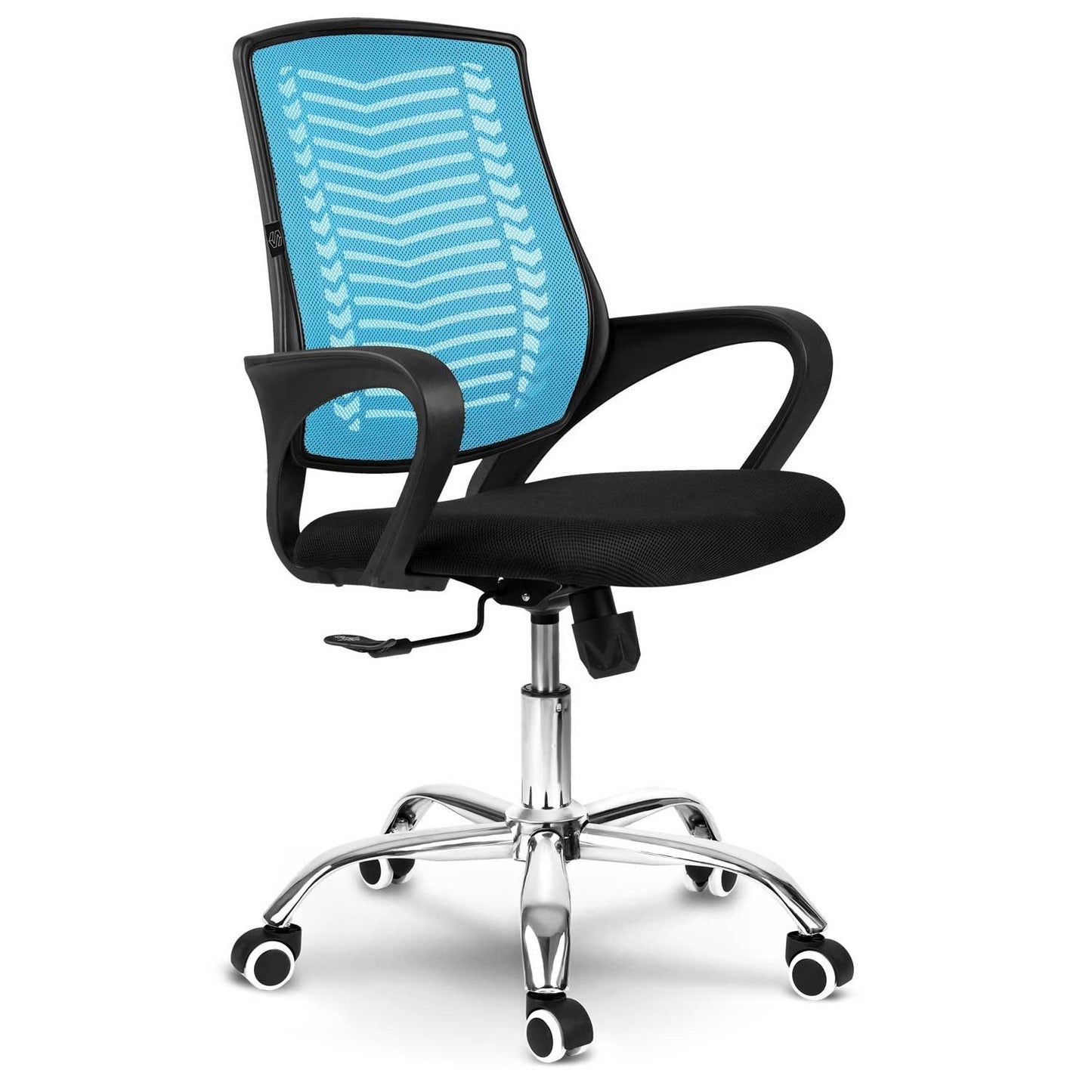 Micro-mesh office chair Sofotel Denar blue