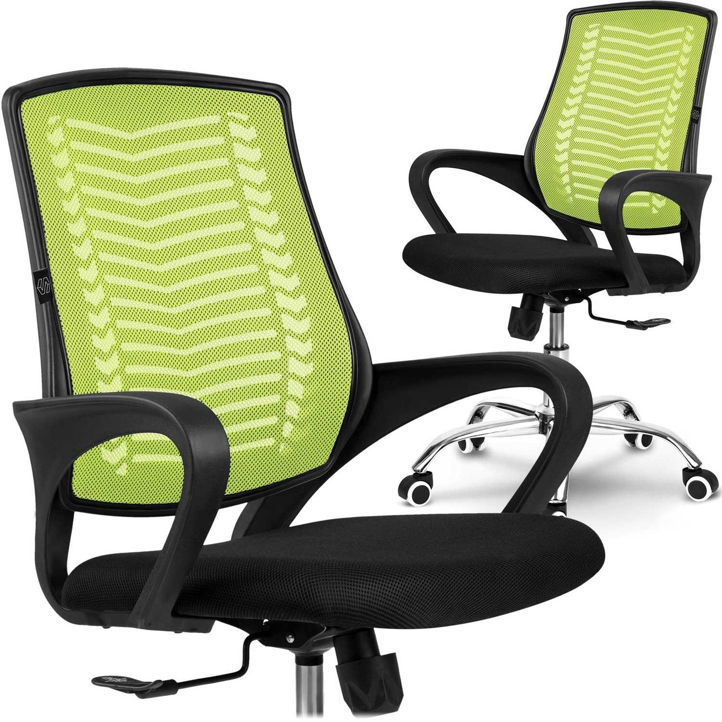 Micro-mesh office chair Sofotel Denar green