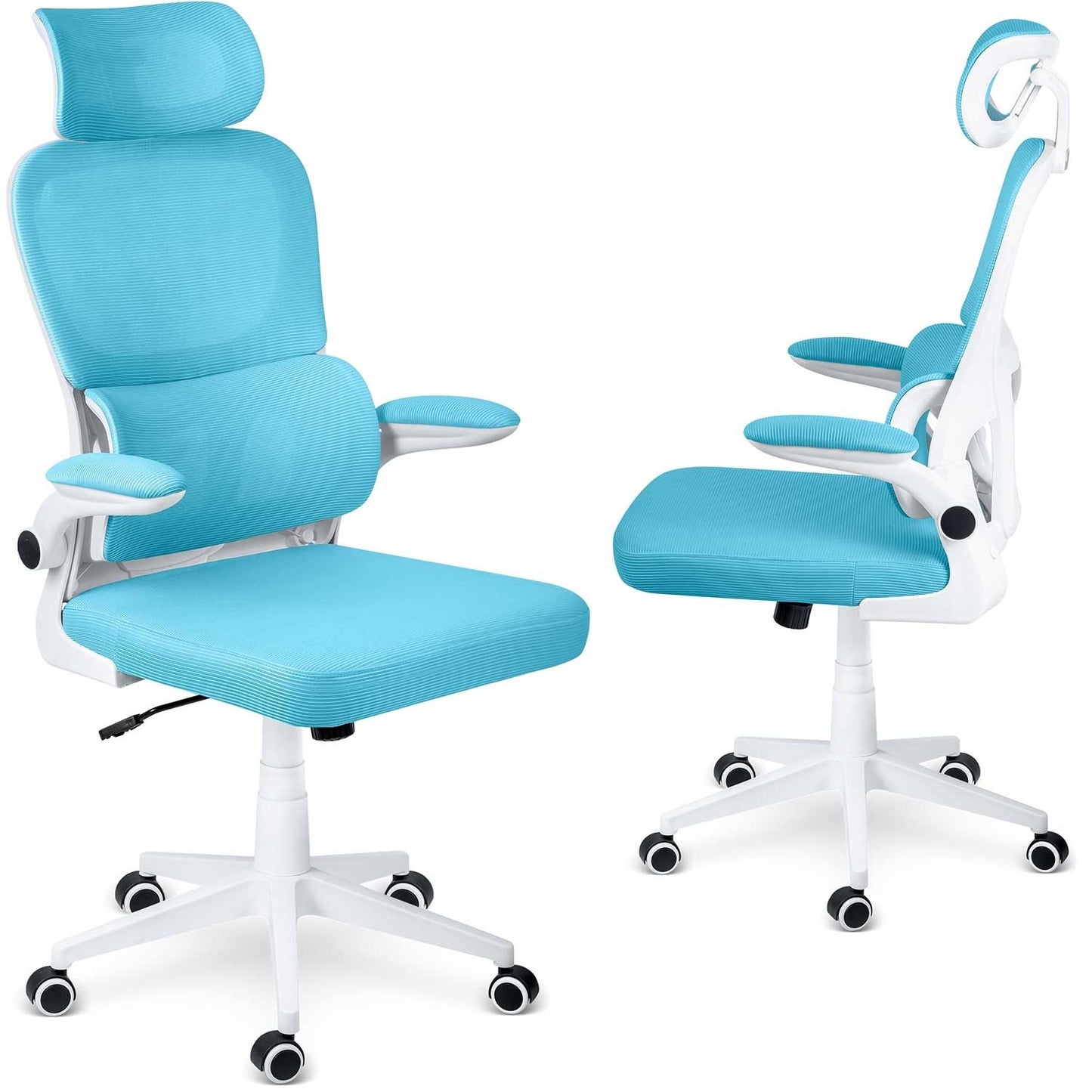Micro-mesh office chair Sofotel Formax blue