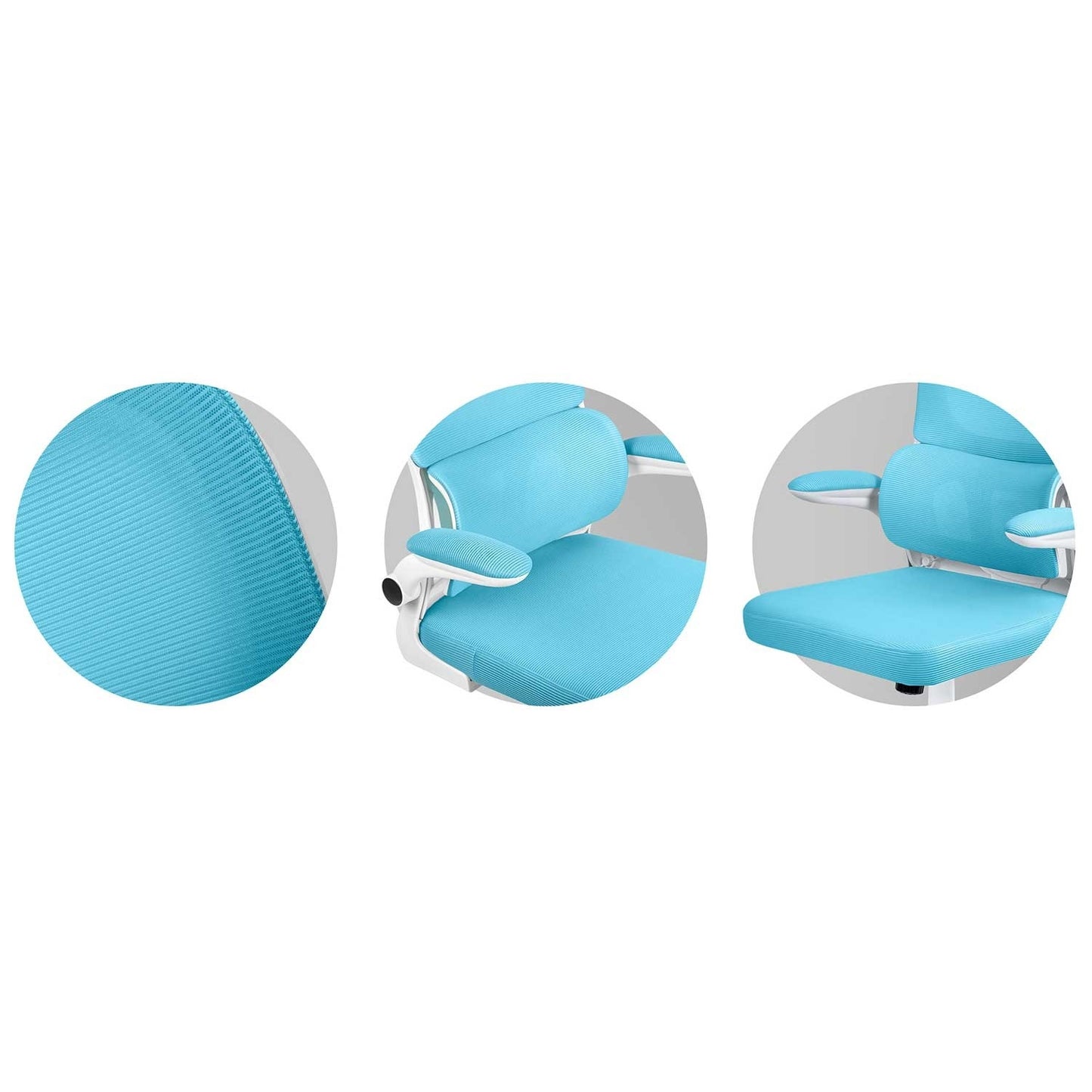 Micro-mesh office chair Sofotel Formax blue