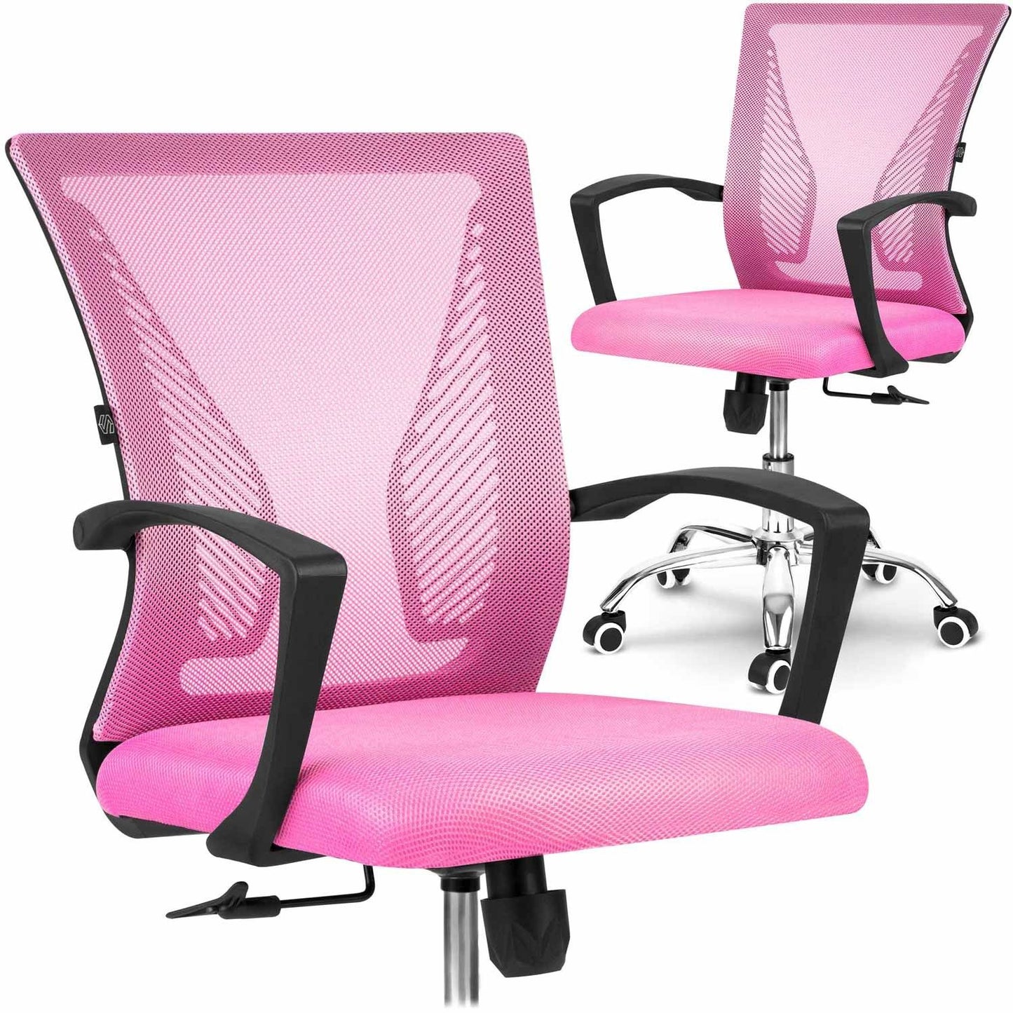 Micro-mesh office chair Sofotel Gontia pink