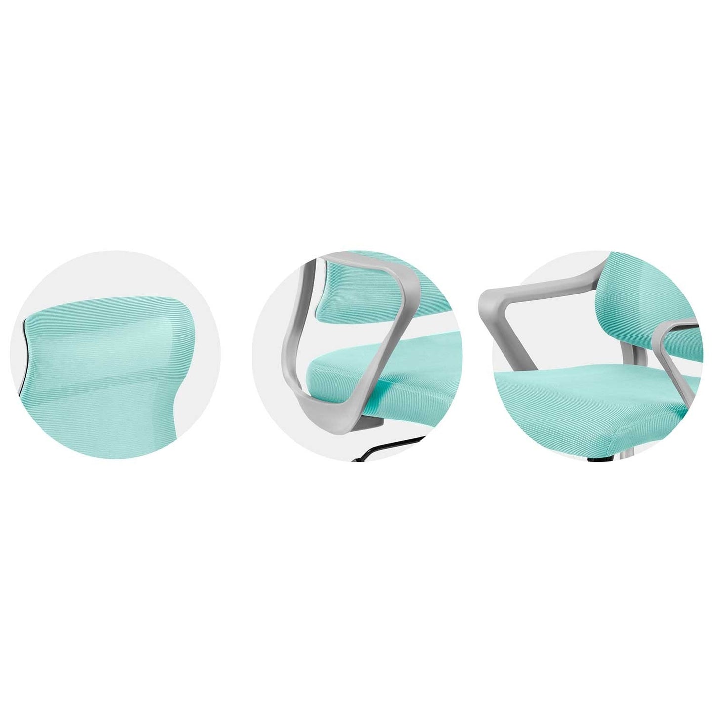 Micro-mesh office chair Sofotel Labi mint