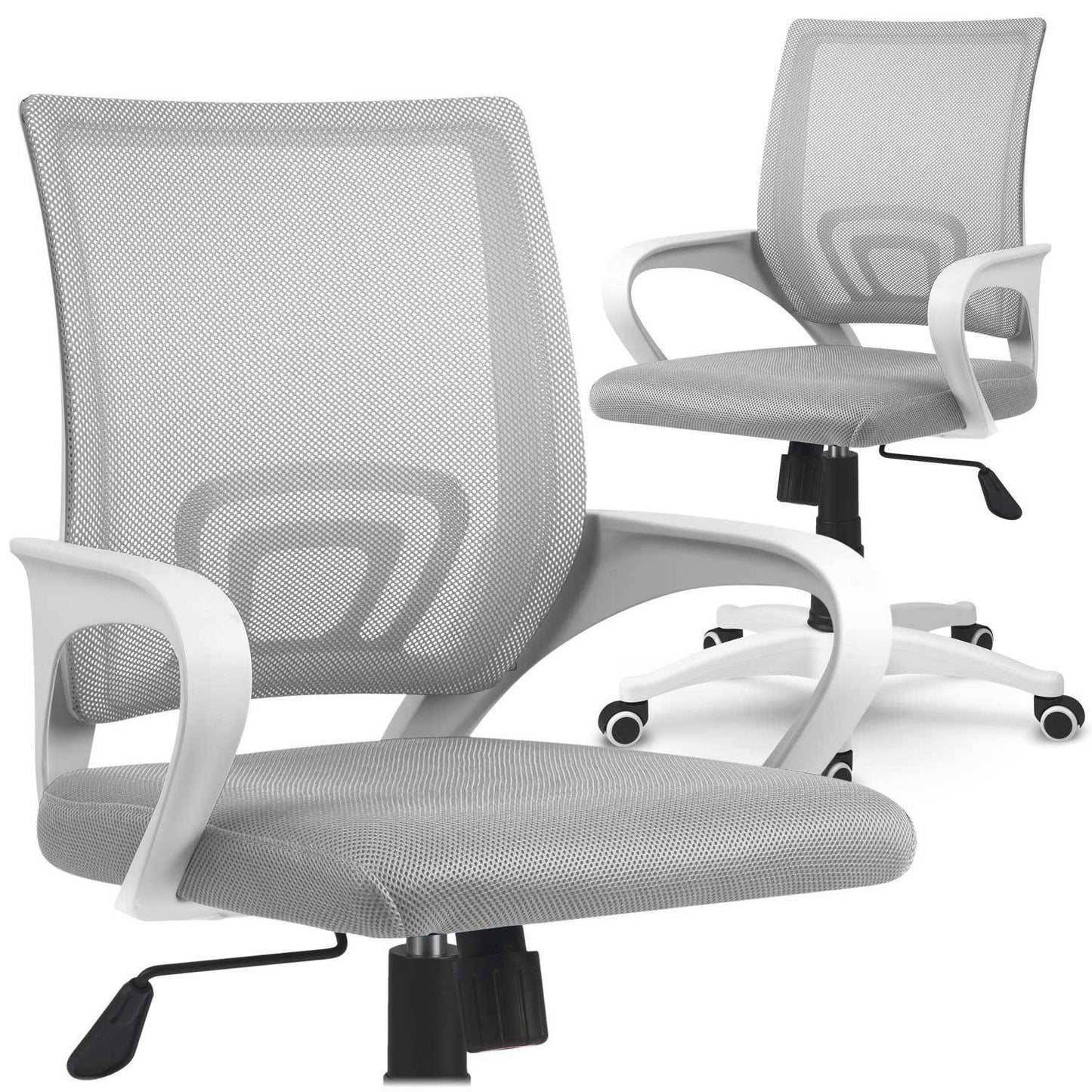 Micro-mesh office chair Sofotel Latok light gray