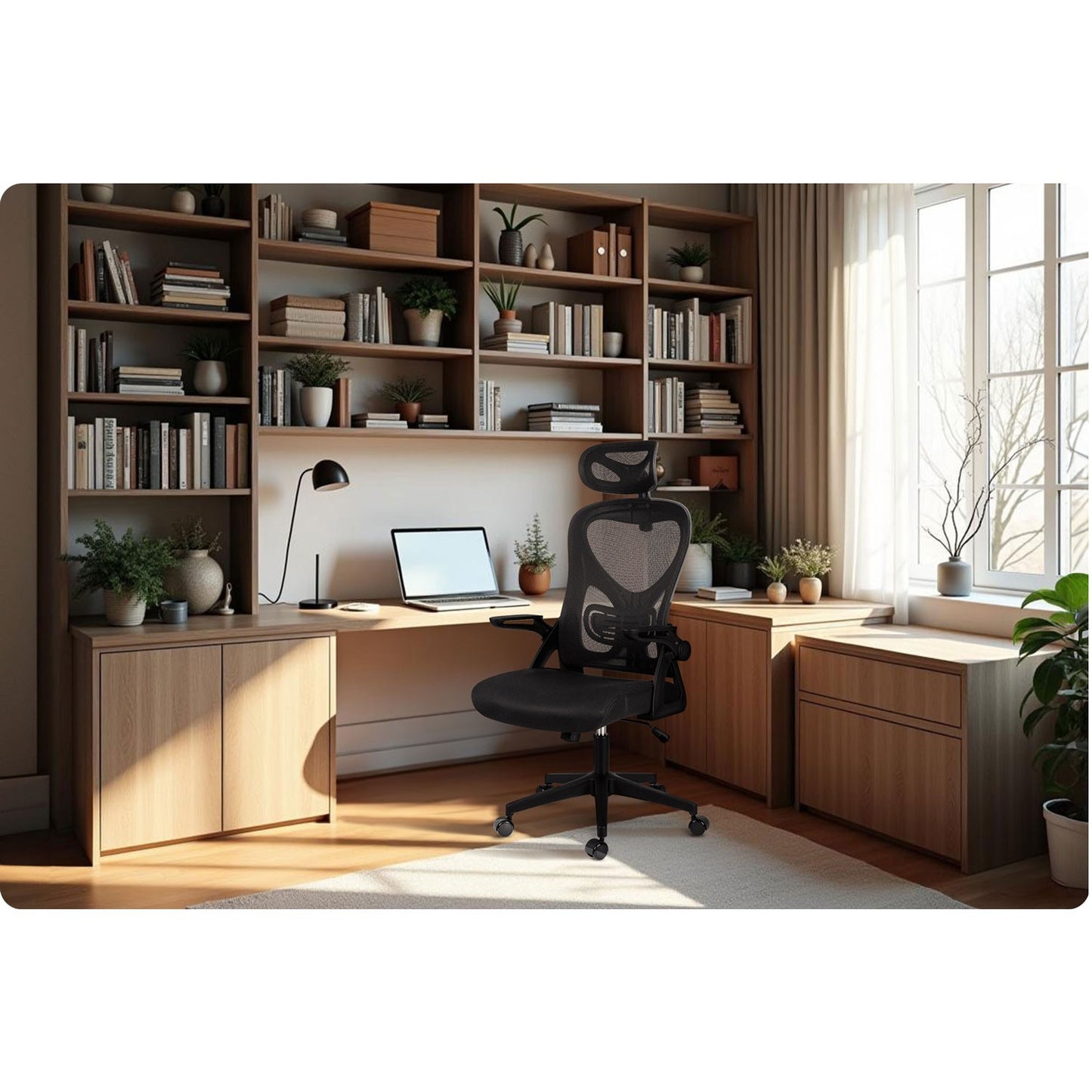 Micro-mesh office chair Sofotel Todden black