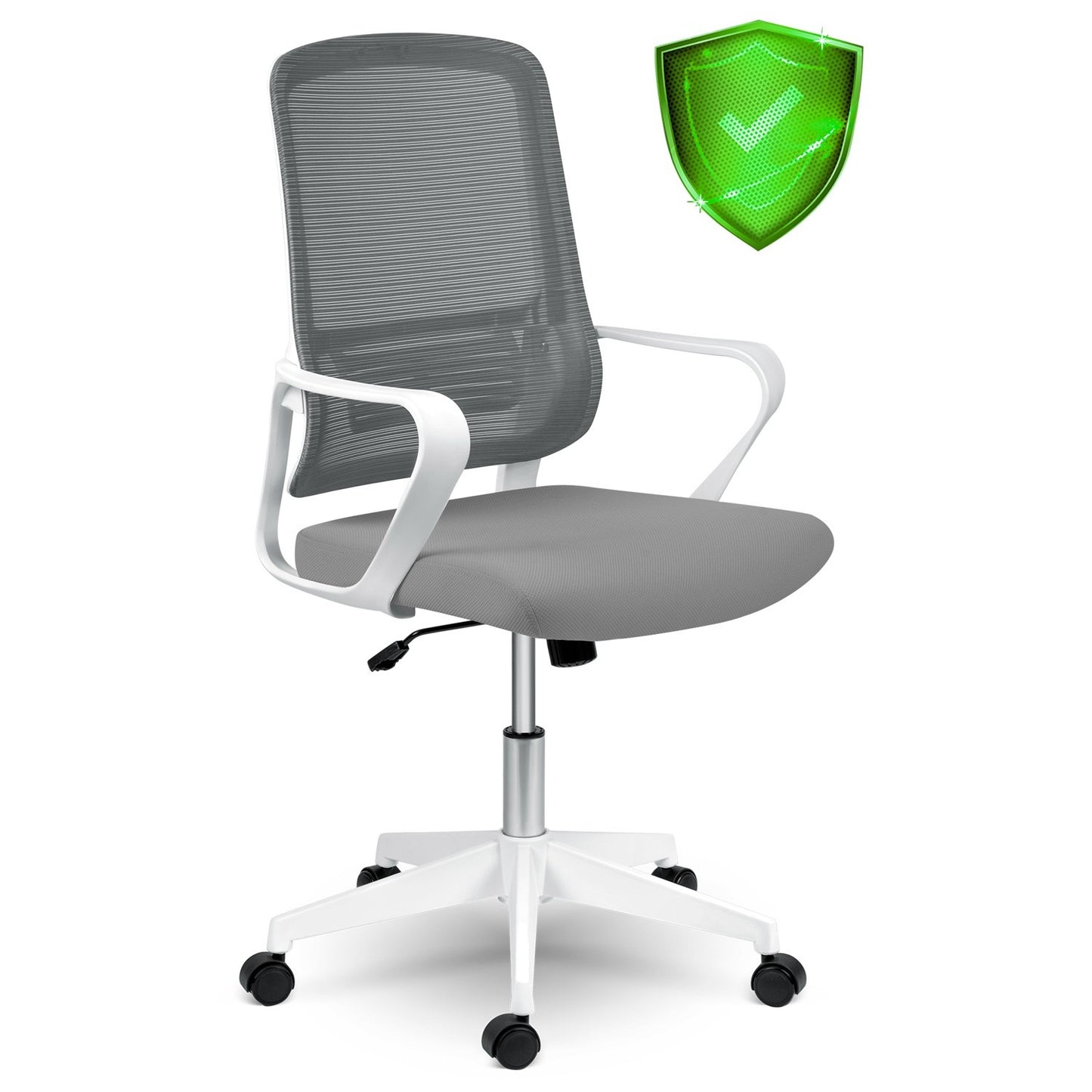 Micro-mesh office chair Sofotel Wizo gray and white